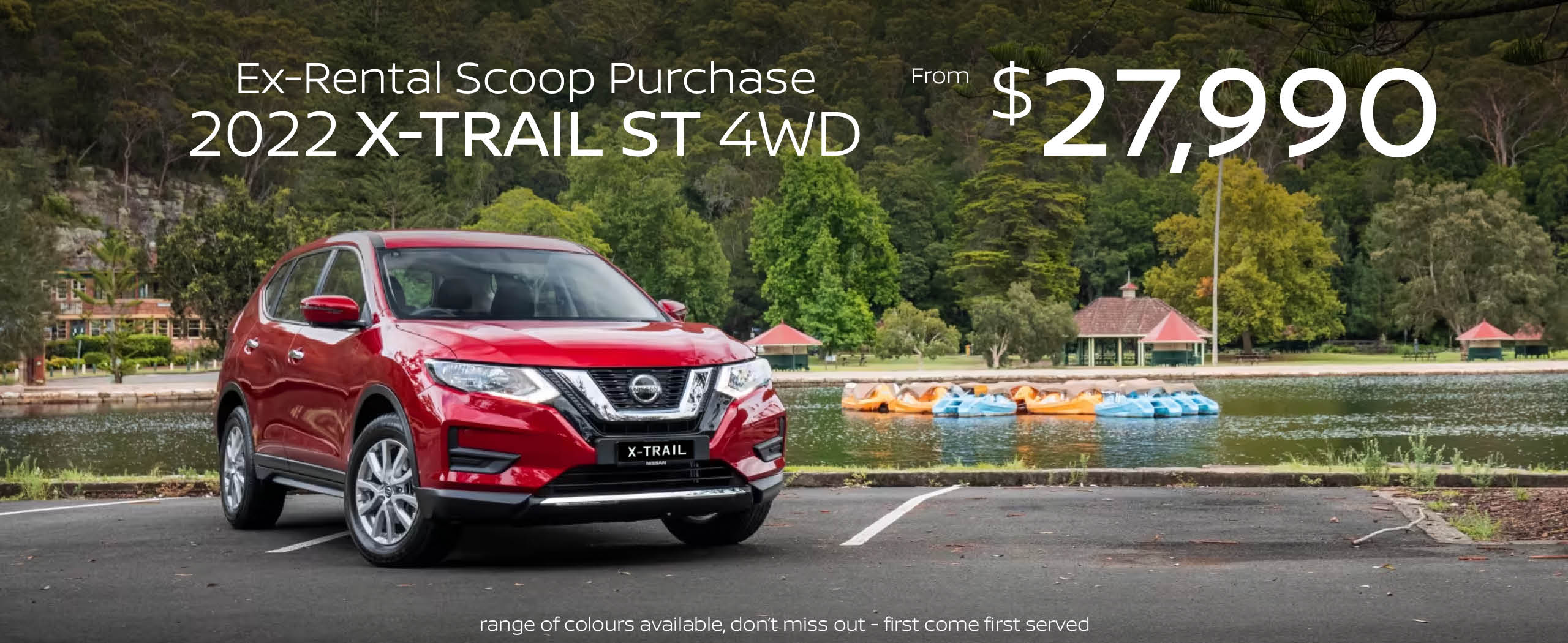 Rental X Trail ST homepage banner